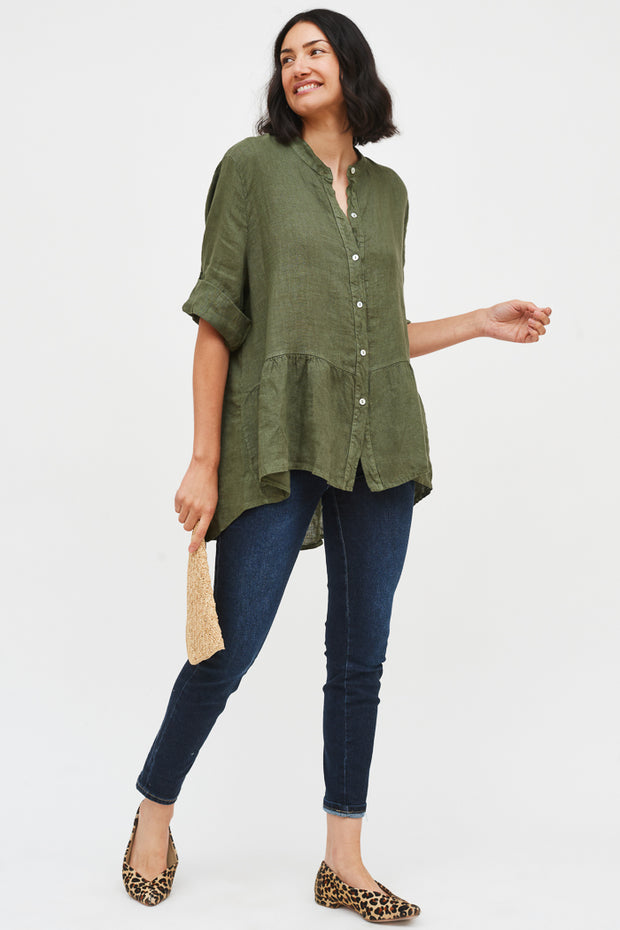 BLUSA FIORELLA LINO