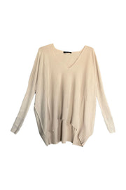 SWEATER CURVO LUCIA V BRILLO