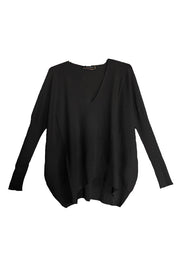 SWEATER CURVO LUCIA V BRILLO