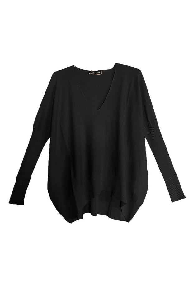 SWEATER CURVO LUCIA V BRILLO