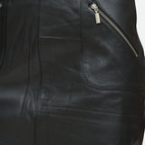 FALDA MIKA CIERRE CUERO