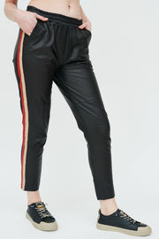 PANTALON RAYAS CUERO