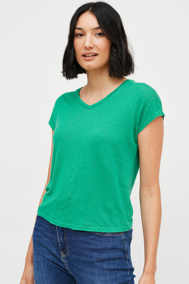 POLERA UMA V LINO