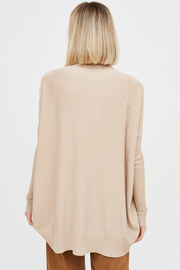 SWEATER CURVO LUCIA CUELLO BRILLO