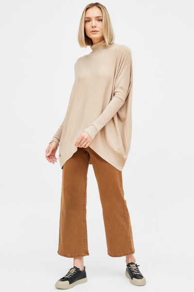 SWEATER CURVO LUCIA CUELLO BRILLO