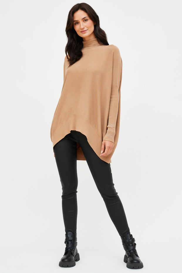 SWEATER CURVO LUCIA CUELLO BRILLO