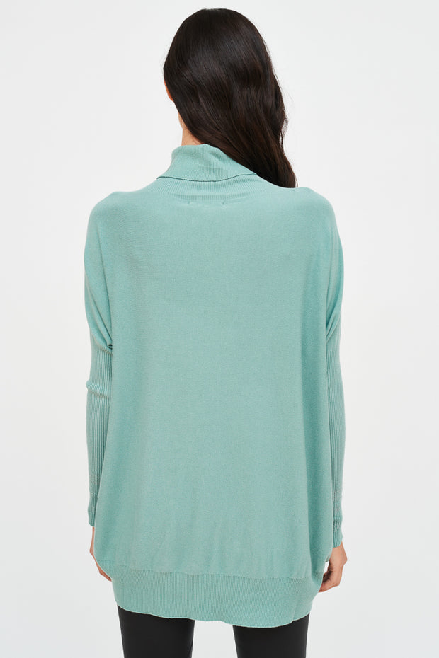 SWEATER CURVO LUCIA CUELLO BRILLO