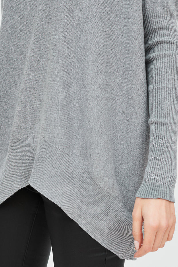 SWEATER CURVO LUCIA CUELLO BRILLO