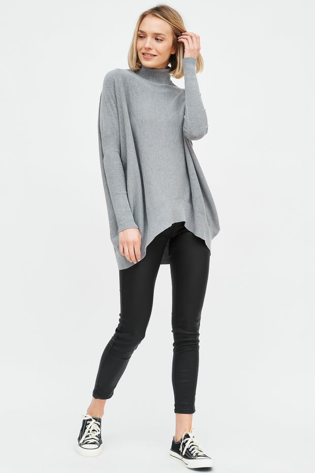 SWEATER CURVO LUCIA CUELLO BRILLO