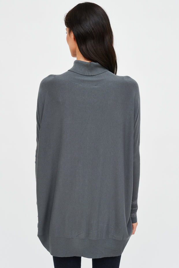 SWEATER CURVO LUCIA CUELLO BRILLO