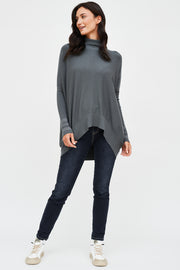 SWEATER CURVO LUCIA CUELLO BRILLO