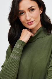 SWEATER CURVO LUCIA CUELLO BRILLO