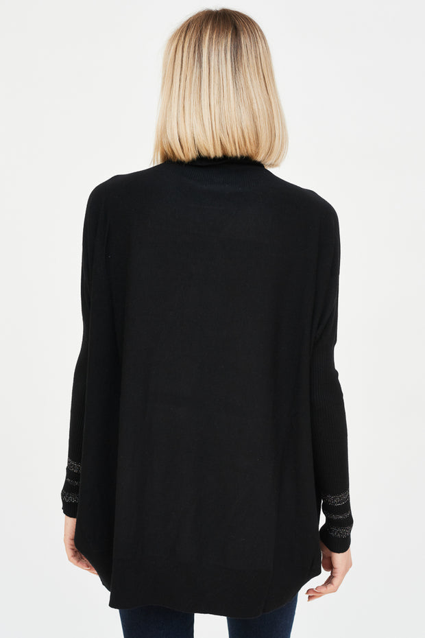 SWEATER CURVO LUCIA CUELLO BRILLO