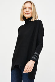 SWEATER CURVO LUCIA CUELLO BRILLO