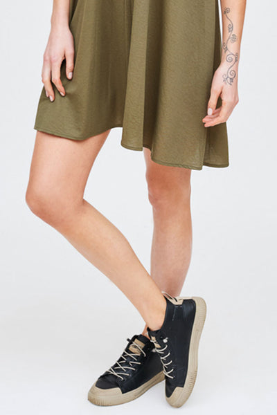ZAPATILLA CAÑA PU NEGRO